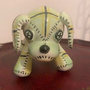 Vintage dated 1955 dog planter